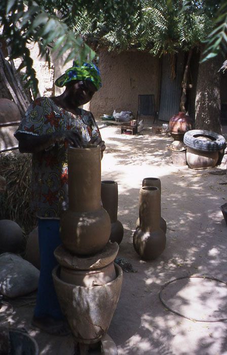 façonnage à hauteur de potière