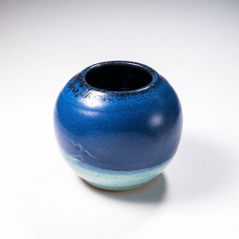 vase bleu