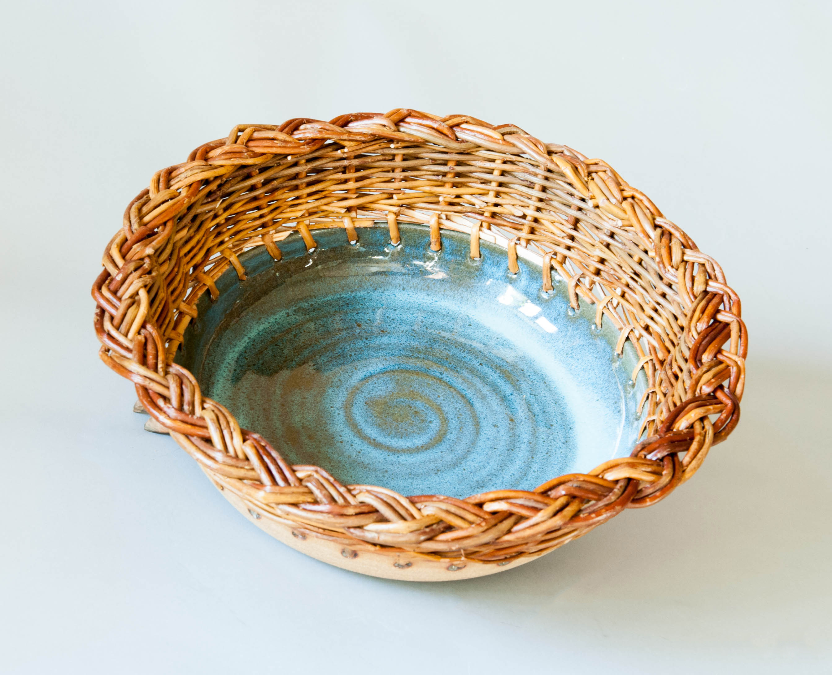 corbeille vannerie poterie