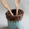 égouttoir poterie vannerie
